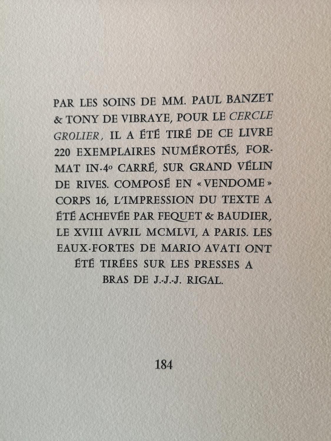 Contes Cruels Eaux Fortes De Mario Avati - 