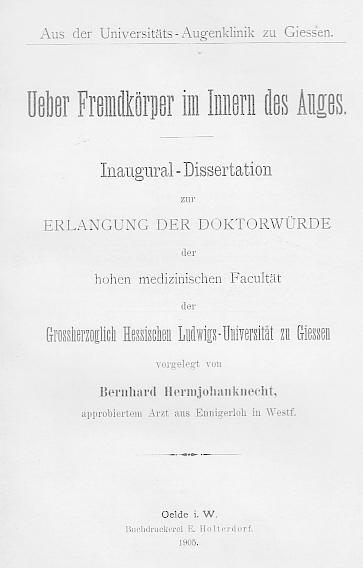 Bernhard wunderlich dissertation