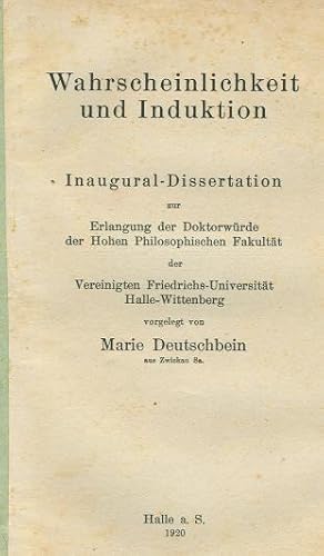 Dissertation inaugural