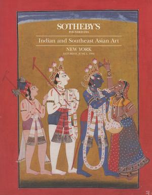 Sothebys Indian and Southeast Asian Art - New York June 4, 1994.