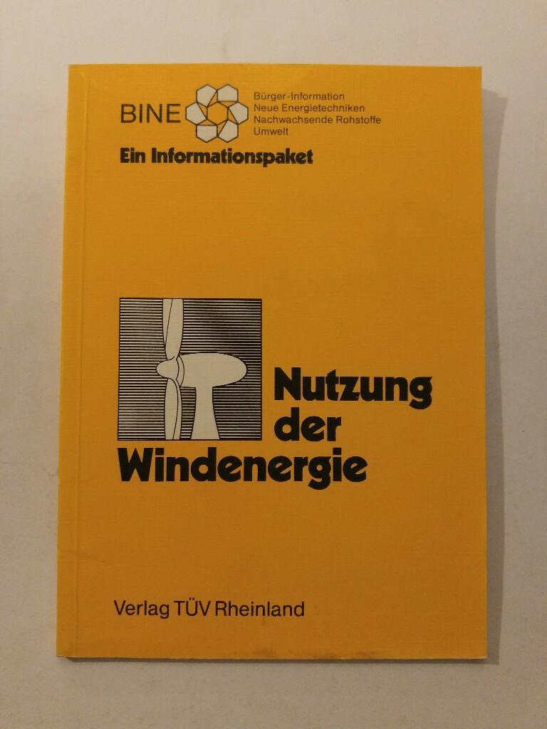 Nutzung der Windenergie,