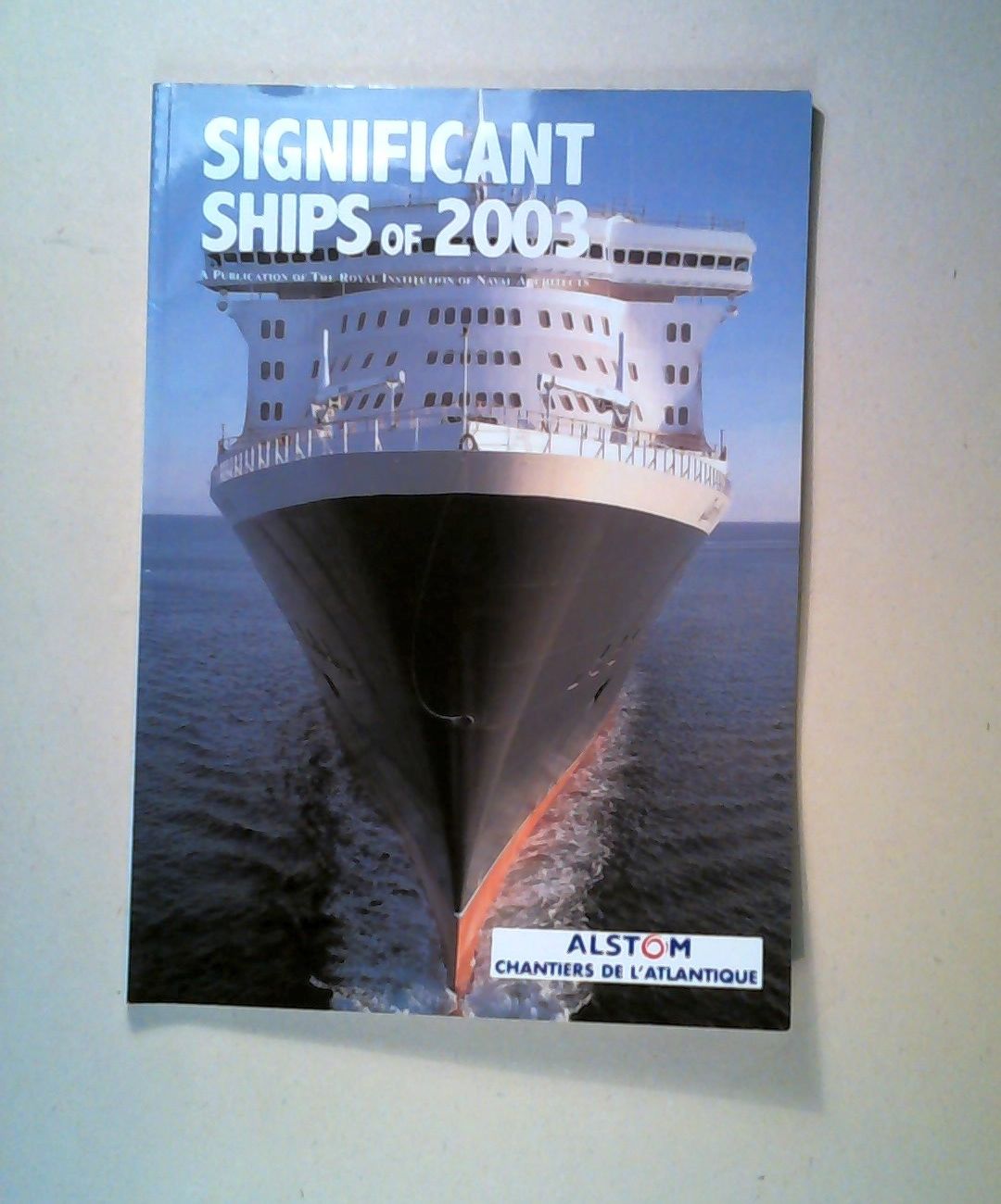 Significant ships of 2003 - John Lingwood und Tim Knaggs