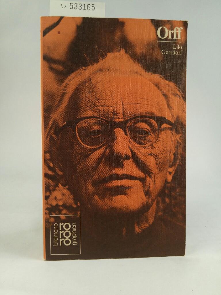 Orff, Carl - Gersdorf, Lilo