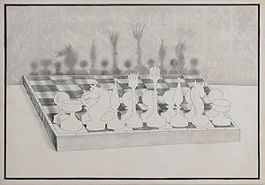 Teniers um 1850 Puff-Spiel Originaler Stahlstich von French n Backgammon
