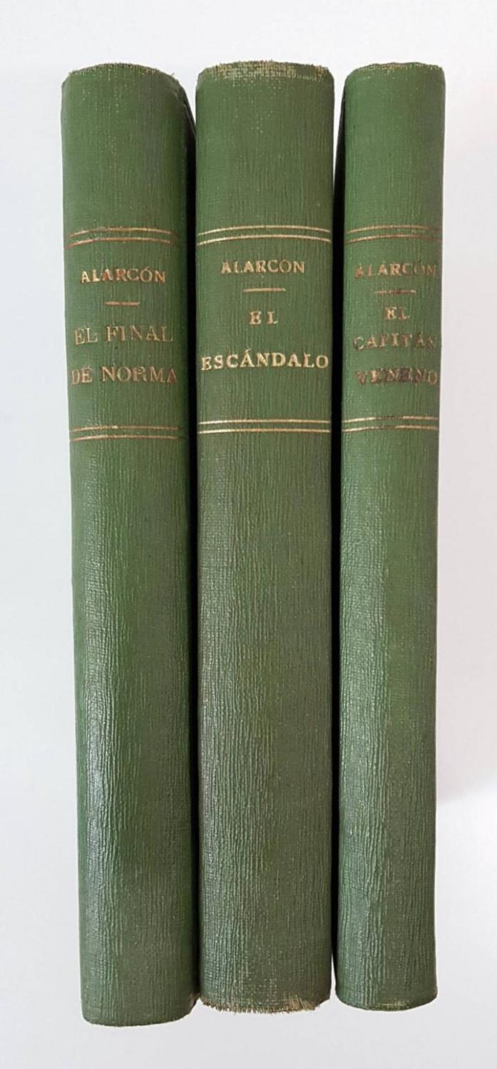 Lote De 3 Novelas De Pedro Antonio De AlarcÃ³n (El Final De Norma/el EscÃ¡ndalo/el CapitÃ¡n Veneno) - Pedro Antonio de AlarcÃ³n