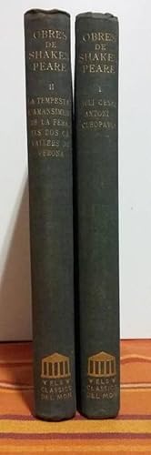 OBRES DE SHAKESPEARE VOLUM I - II (JULI CESAR. ANTONI I CLEOPATRA. LA TEMPESTAT. L'AMANSIMEN DE L...