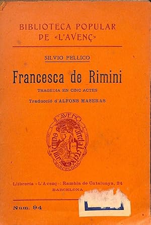 FRANCESCA DE RIMINI. TRAGEDIA EN 5 ACTES