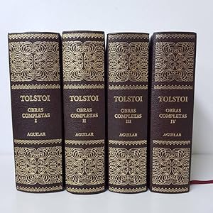 Obras Completas I-Ii-Iii-Iv De Leon Nikolaeivich Tolstoi. Editorial Aguilar