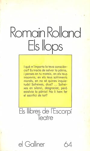 ELS LLOPS (TEATRE DE LA REVOLUCIÓ)