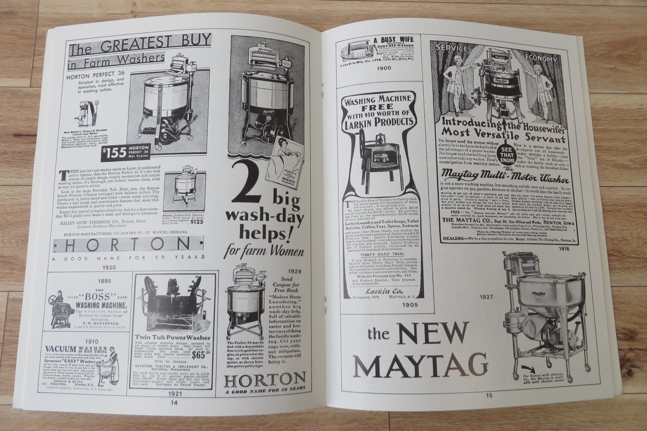 Washing Machines 1895-1942 39 Companies /& Accessories by Alan King