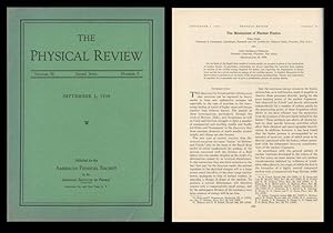 The Mechanism of Nuclear Fission (Bohr and Wheeler, pp. 426-50) WITH On Continued Gravitational C...