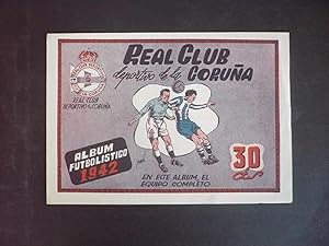 ÁLBUM FUTBOLÍSTICO 1942. REAL CLUB DEPORTIVO DE LA CORUÑA.