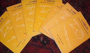 Cairon, Revista de Ciencias de la Danza, Volumes 1-7, 1995-2001