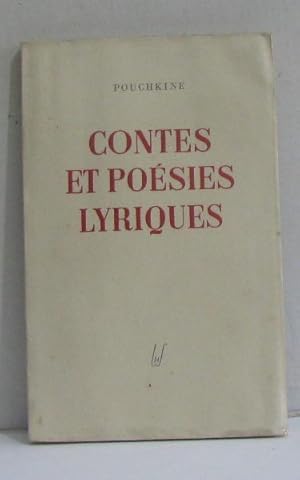 Contes et poésies lyriques