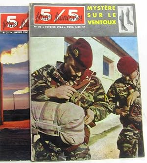 5/5 forces françaises - 2 numéros: janvier et février 1961 (n°21-22)