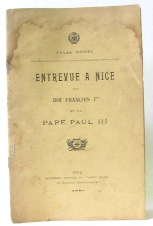 Entrevue à Nice du Roi François Ier et du Pape Paul III