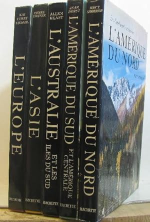 Les continents en couleurs - L'europe, l'asie, l'australie et les îles du sud, L'amérique du sud ...