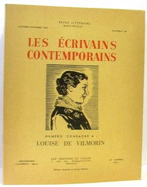 Les écrivains contemporains du n°1 (février-mars 1952) au n°33 ( mars 1958)