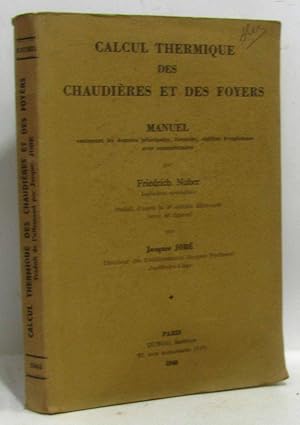 Calcul thermique des chaudières et des foyers - manuel