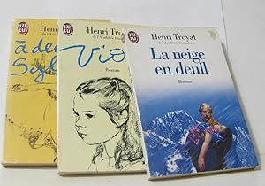 Viou - la neige en deuil - à demain sylvie (lot de 3 livres)