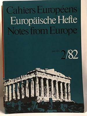 Cahiers européens - Europäische hefte - notes from europe - 31 numéro de 1974 à 1982