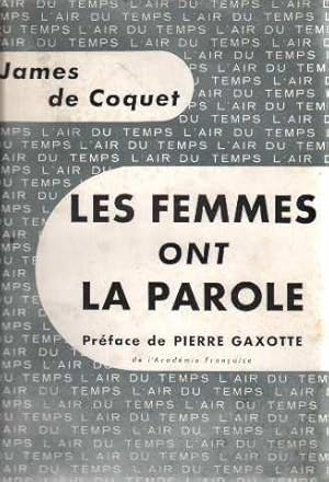 Les femmes ont la parole