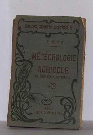 Météorologie agricole et prévision du temps