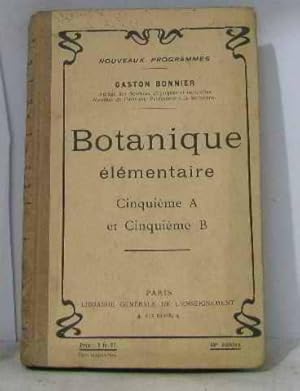 Botanique élémentaire cinquième A et cinquième B