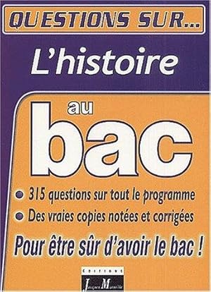 Histoire : questions sur (l')