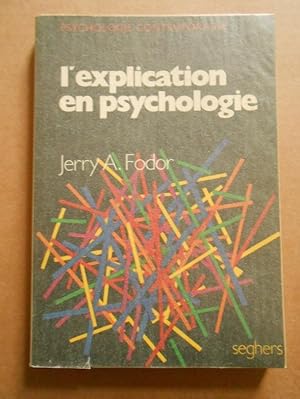 L'explication en psychologie