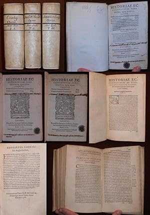 (Historia Ecclesiastica) Pars prima: Historiae Ecclesiasticae lib. 10. De vita Constantini magni ...