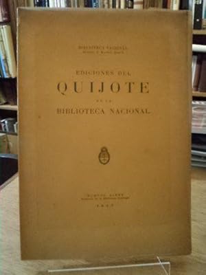 EDICIONES DEL QUIJOTE EN LA BIBLIOTECA NACIONAL