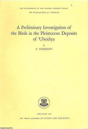 A Preliminary Investigation of the Birds in the Pleistocene Deposits of 'Ubeidiya