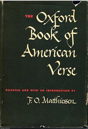 The Oxford Book of American Verse