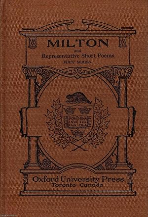 Milton and Representative Short Poems first series