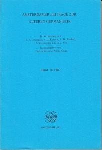 Amsterdamer Beiträge zur älteren Germanistik Band 18.
