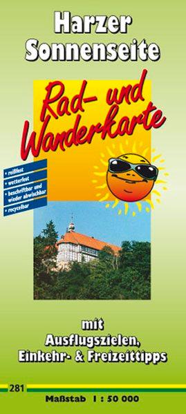 Rad- und Wanderkarte Harzer Sonnenseite: Mit Ausflugszielen, Einkehr- und Freizeittipps, reissfest, wetterfest, beschriftbar und wieder abwischbar. 1:50000 - Publicpress
