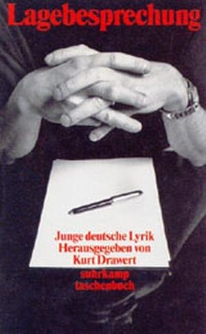 Lagebesprechung: Junge deutsche Lyrik (suhrkamp taschenbuch)