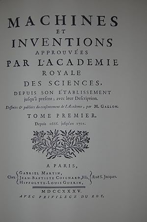 Machines arithmetiques. Invenzioni francesi del settecento. Testo originali con 15 tavole dell'ep...