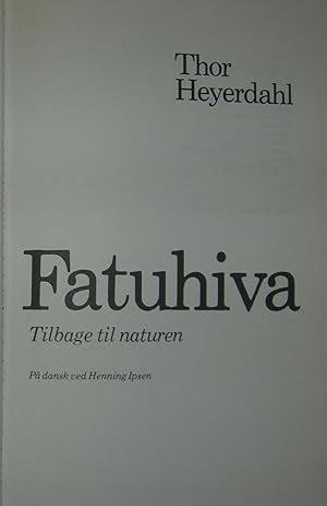 Fatuhiva. Tilbage til naturen.