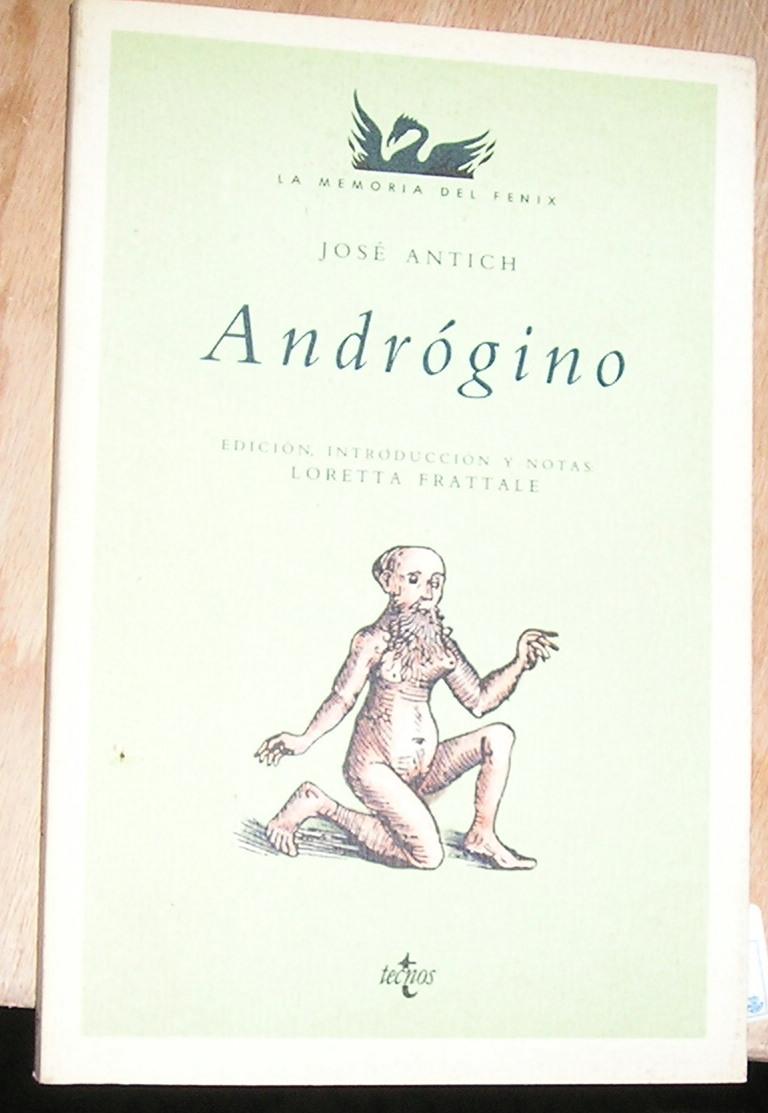 ANDROGINO(POEMA). - ANTICH, JOSE.