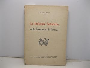 Le industrie artistiche nella provincia di Firenze