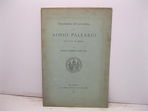 Sommario del processo Aonio Paleario incausa di eresia