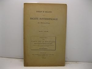 Premier essai d'une carte de la Belgique donnant les noms de lieux d'apre's leurs patois respecti...