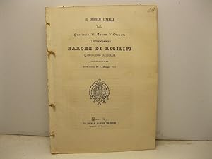 Al consiglio generale della Provincia di Terra d'Otranto l'intendente Barone di Rigilifi questo c...