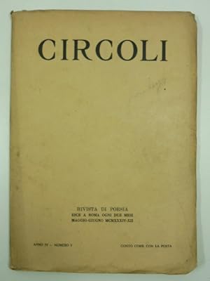 Circoli. Rivista di poesia, anno IV, maggio-giugno 1934, n. 3