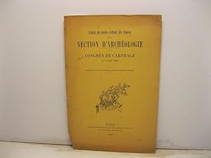 Extrait de proce's-verbaux des Se'ances de la section d'arche'ologie du Congre's de Carthage (1-4...