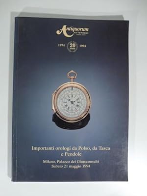 Antiquorum Auctioneers - Importanti orologi da polso, da tasca e Pendole di proprieta' di diversi...