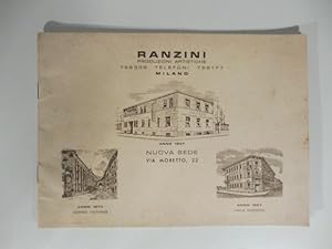 Ranzini produzioni artistiche, Milano. Catalogo Madonne a rilievo, bustini sacri.