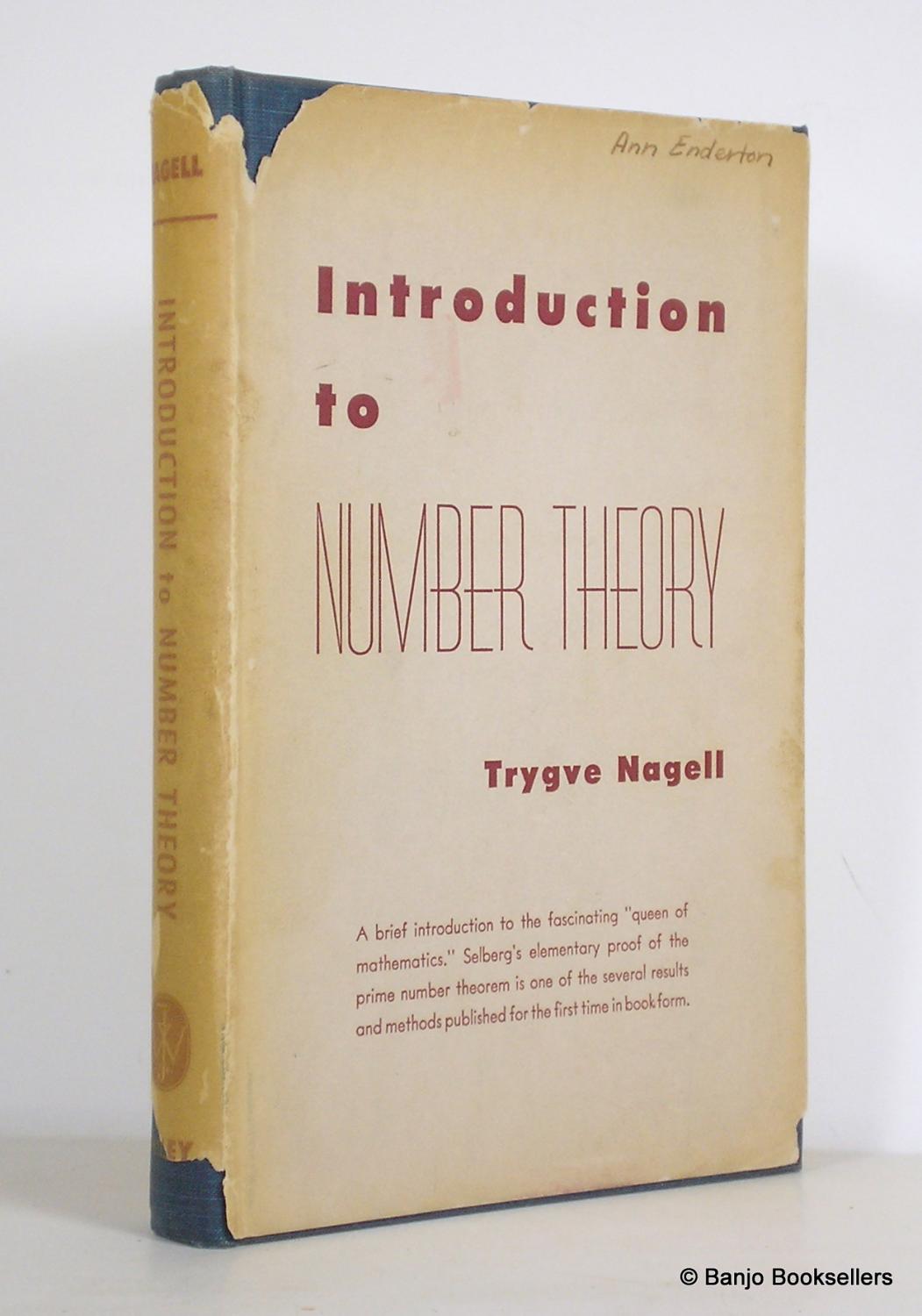 Introduction to number theory